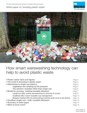 Avoid Plastic Waste - Use Reusable Instead of Disposable Dishes