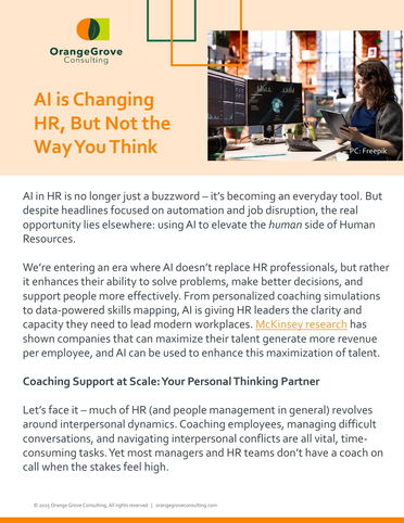 AI is Changing HR, But Not the Way You Think