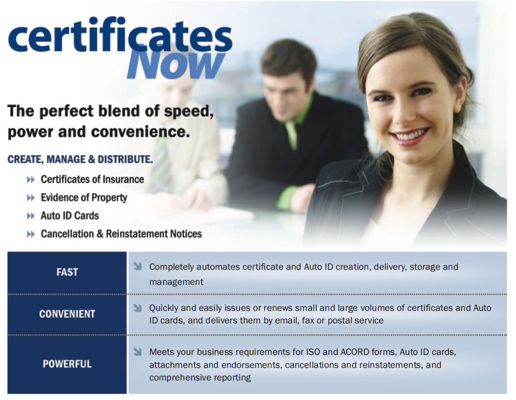CertificatesNow- COI Issuance