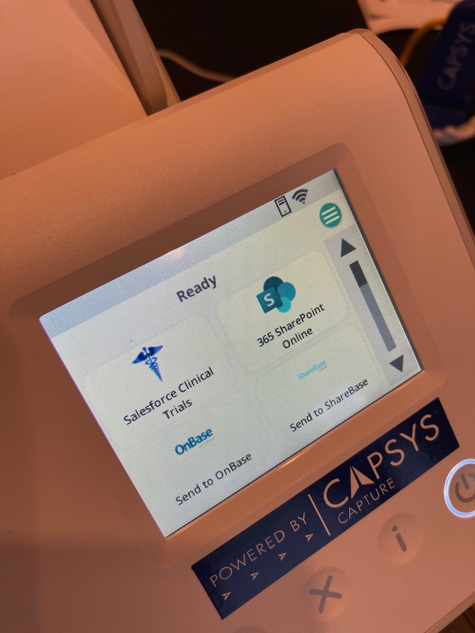 IoT Smart Connected Scanning for Salesforce CRM