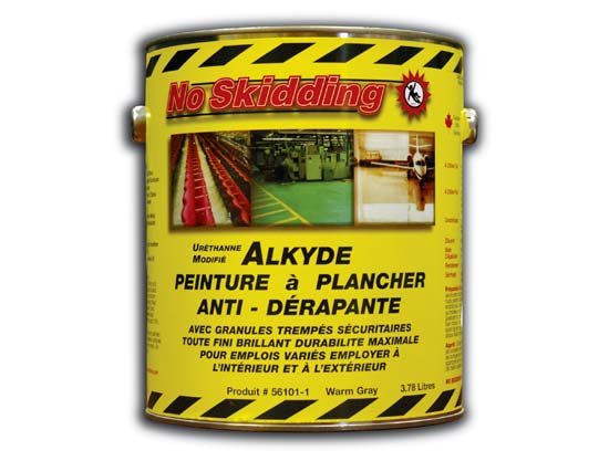 No Skidding® Alkyd Slip Resistant Polyurethane Fortified Coating - 56101 