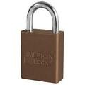 A1166KABRN - American Lock Aluminum Padlock - Brown