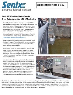 Senix AirWire Tracks USGS River Data