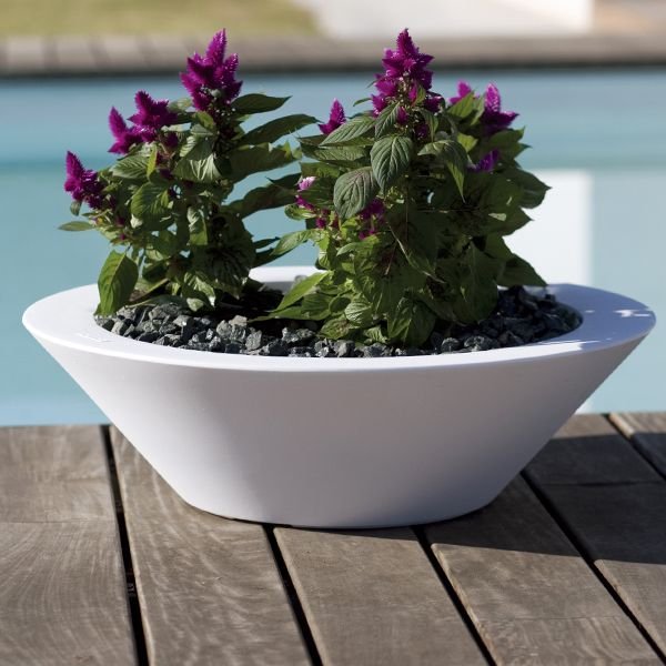 Low Bowl Outdoor Planter
