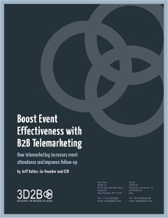 Boost Event Effectiveness With B2B Telemarketing