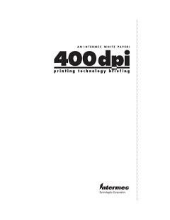 400 dpi, Printing Technology Brief 