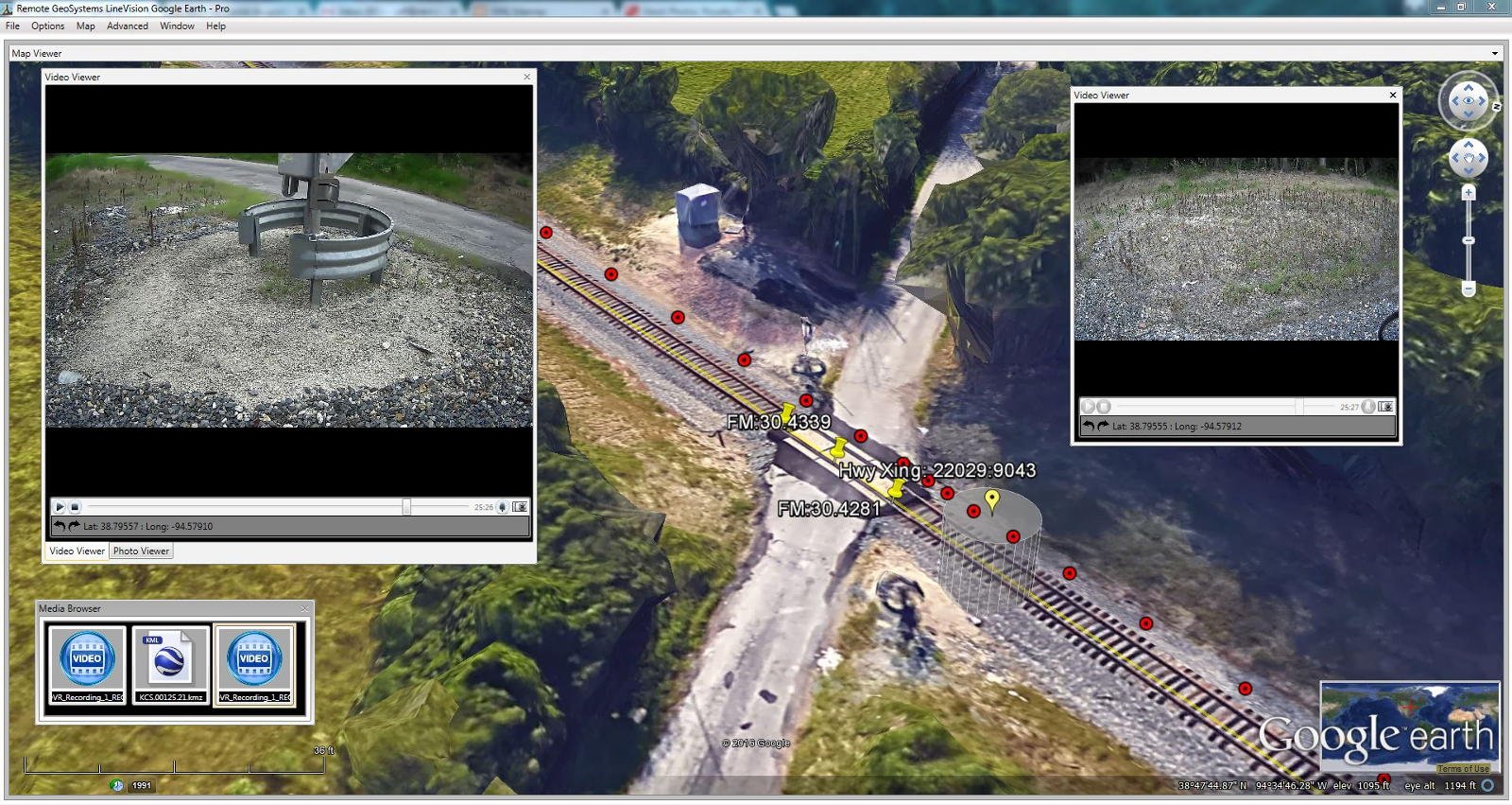 geoDVR Rail PTC Video Survey System