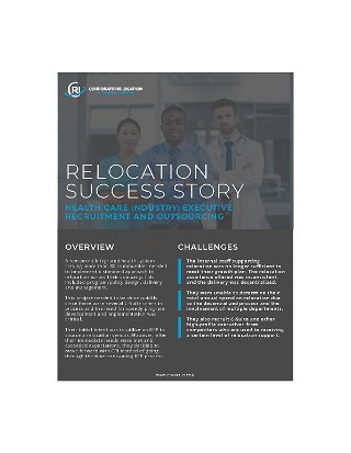 Relocation Success Story: Healthcare Executives