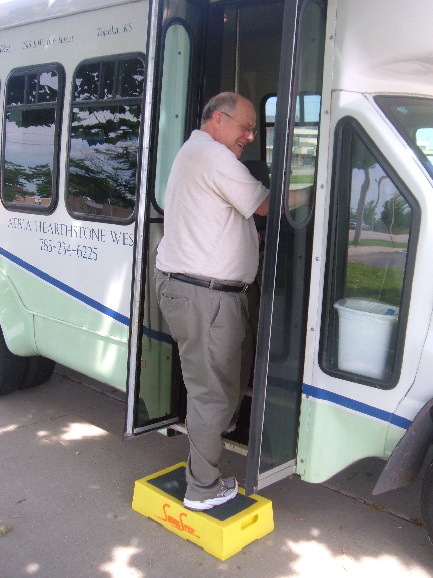 Bus, Cab and Trains Saftey Step - The Shure Step