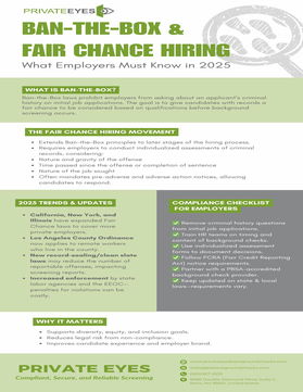 Ban-the-Box &  Fair Chance Hiring
