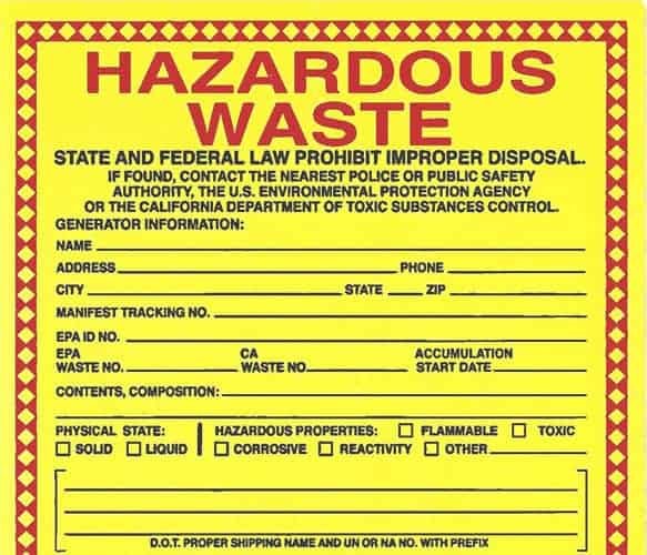 Hazardous Waste Management Software