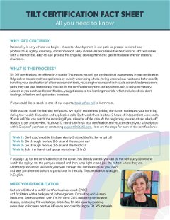 Personality Assessment Certification Fact Sheet