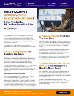 What Makes a Verification Platform Secure? 6 Non-Negotiables HR Leaders Should Look For