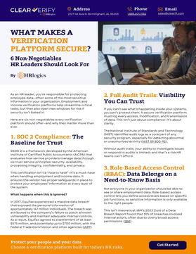 What Makes a Verification Platform Secure? 6 Non-Negotiables HR Leaders Should Look For