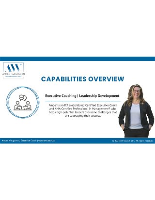Capability Overview - Amber Waugaman, Executive Coach