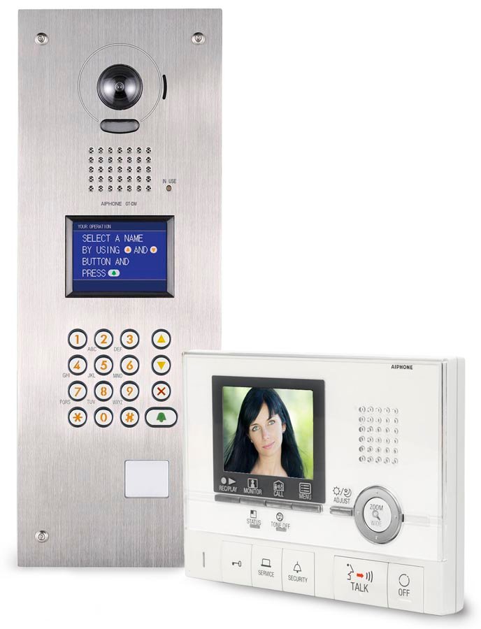 GT Series: Multi-Tenant Color Video Entry Security System 