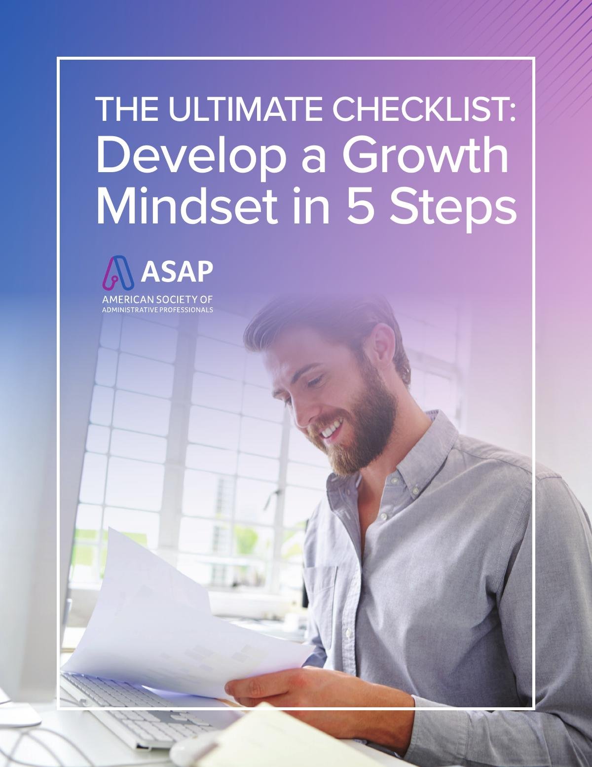 THE ULTIMATE CHECKLIST: Develop a Growth Mindset in 5 Steps