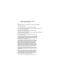 Driver's Privacy Protection Act - DPPA