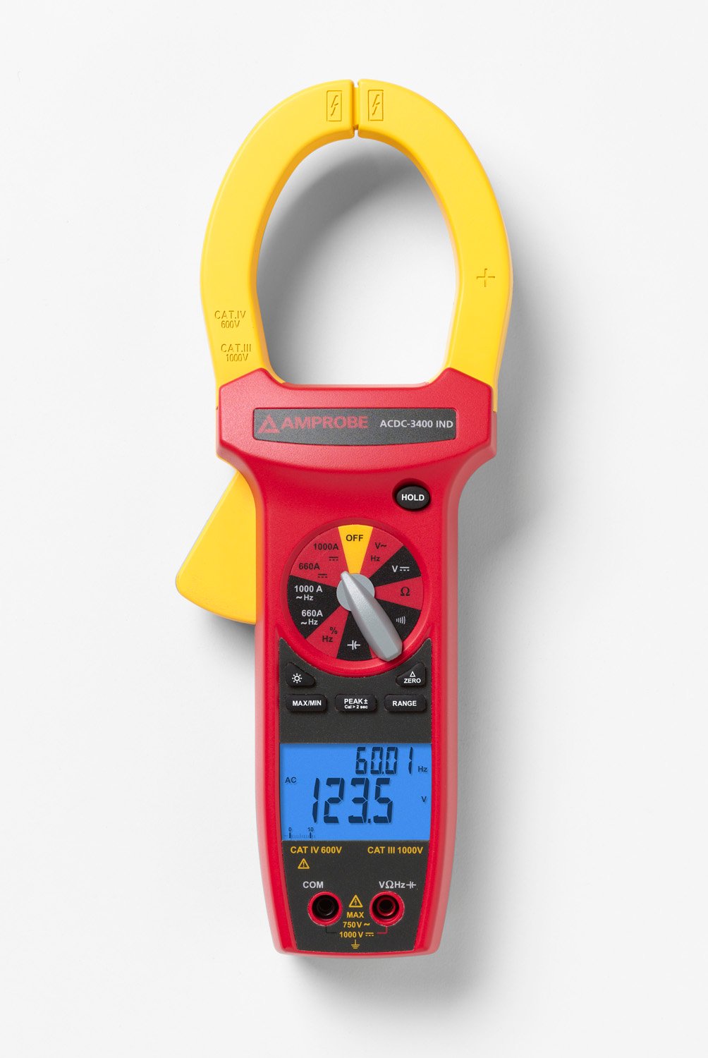 Amprobe ACDC-3400 IND CAT IV Industrial True RMS Clamp Meter