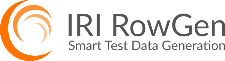 IRI RowGen (Test Data Synthesis)
