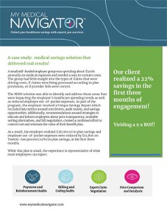 A case study: medical savings solution that delivered real results to employer!