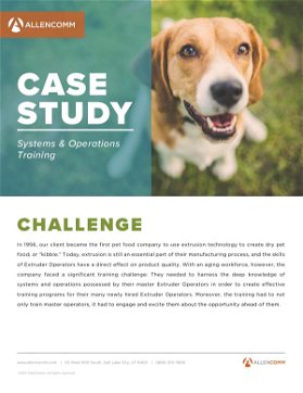 Systems & Operations Training Case Study