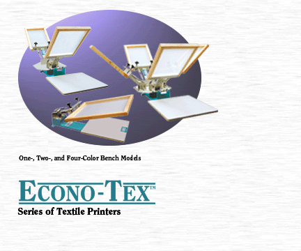 Econo-Tex™ Series of Manual Textile Printers