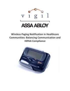 Wireless Paging Notification in Healthcare Communities: Balancing Communication and HIPAA Compliance