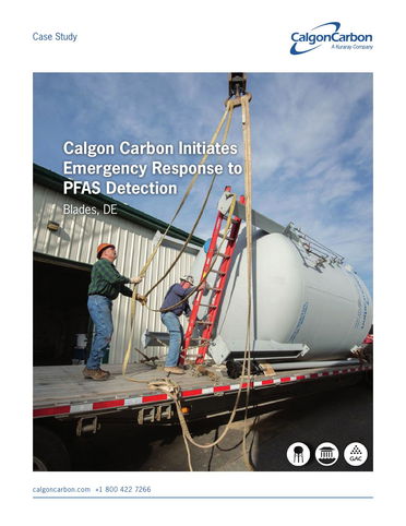 Calgon Carbon Initiates Emergency Response to PFAS Detection