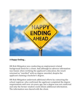 A Happy Ending…
