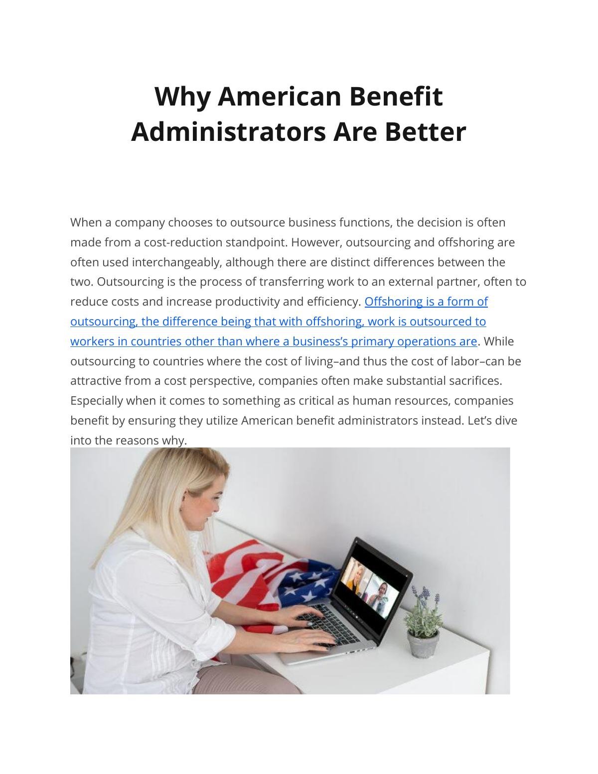 Why American Benefit Administrators Are Better