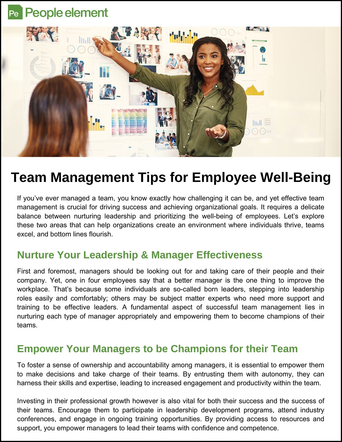 Team Management Tips for Employee Well-Being
