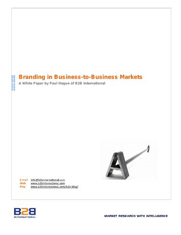 The Importance of Branding in Business-to-Business Markets