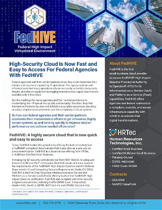 FEDHIVE - High Security Cloud Digital Transformation