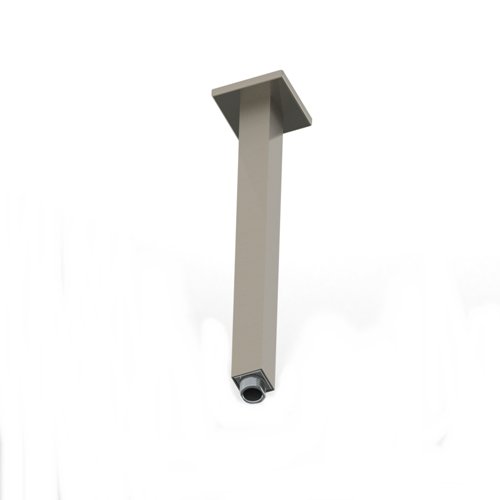 15″ Ceiling Shower Arm Square – Brushed Chrome