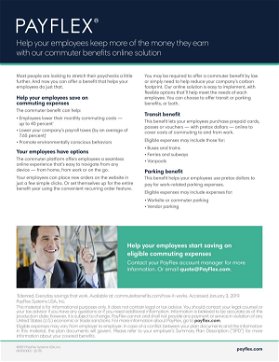 Help employees keep more of their money with commuter benefits