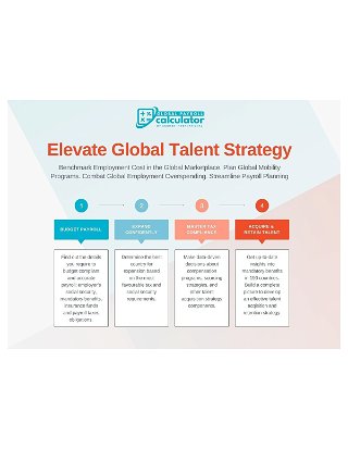 Employment Cost Benchmarking in the Global Marketplace 