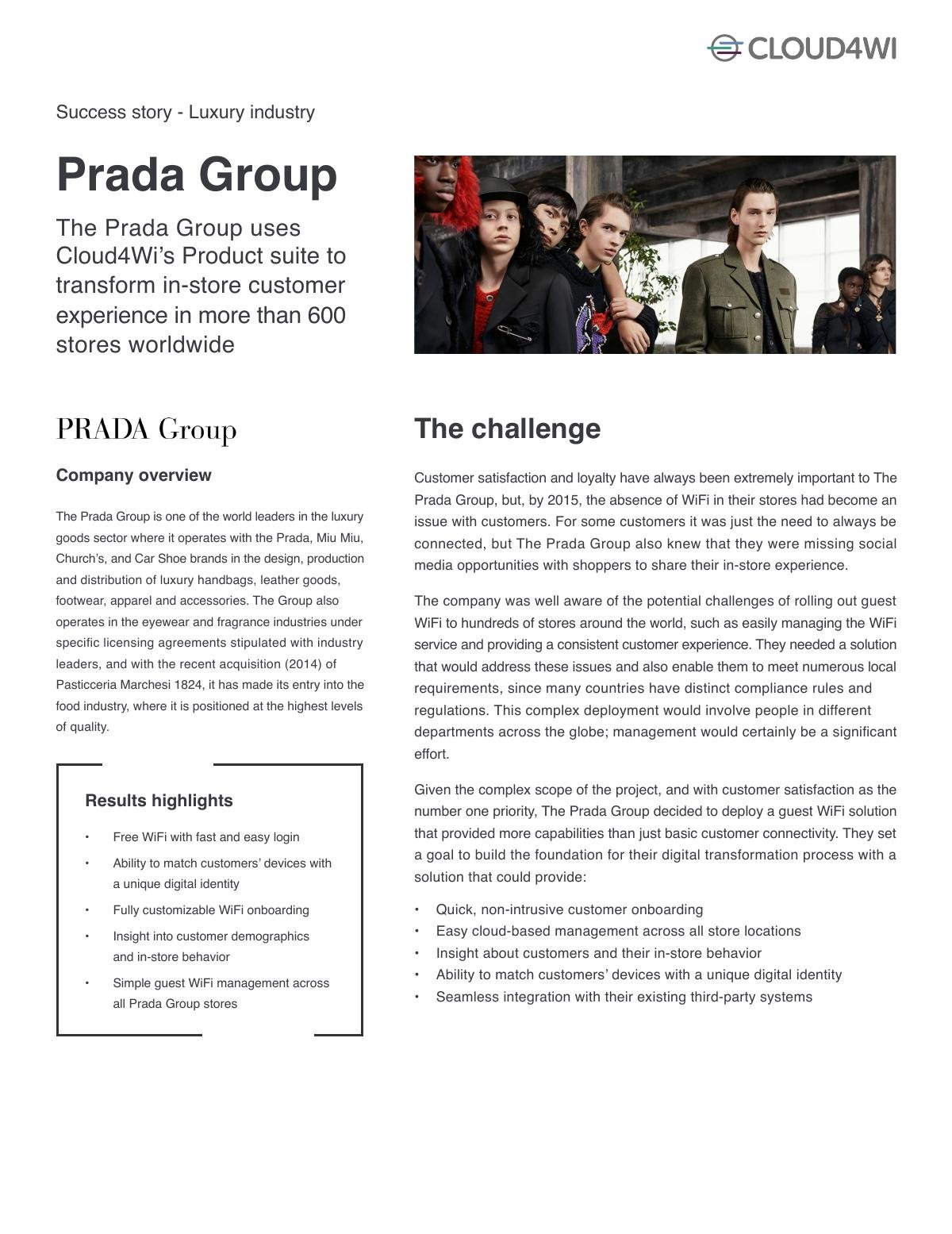 Prada Group Success Story