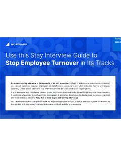 How to Use Stay Interviews to Prevent Employee Turnover