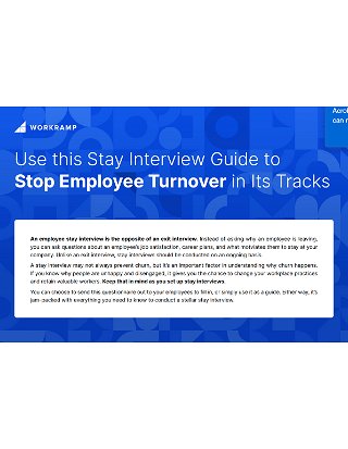 How to Use Stay Interviews to Prevent Employee Turnover