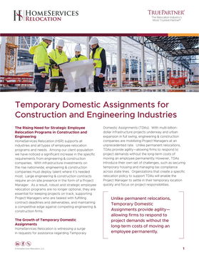 Temporary Domestic Assignments for Construction and Engineering Industries