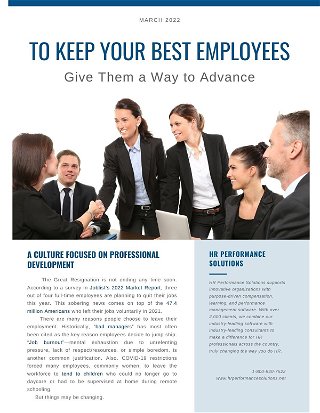 To Keep Your Best Employees, Give them a Way to Advance