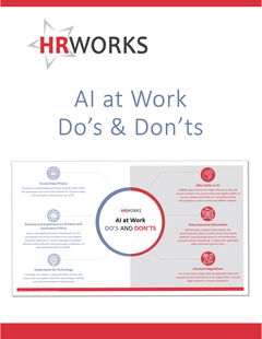 AI in the Workplace: Essential Do's and Don'ts Infographic