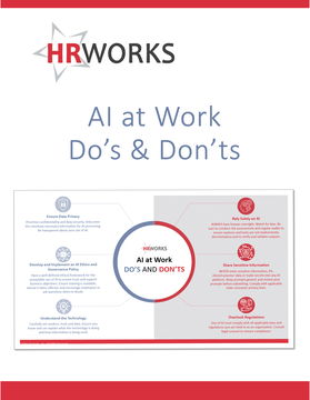 AI in the Workplace: Essential Do's and Don'ts Infographic