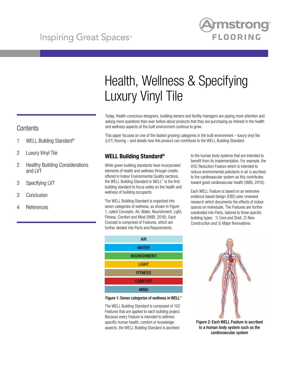 Health, Wellness & Specifying Luxury Vinyl Tile