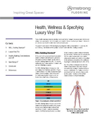 Health, Wellness & Specifying Luxury Vinyl Tile