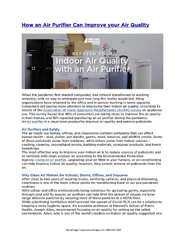 Improving Indoor Air Quality with Air Purifiers 