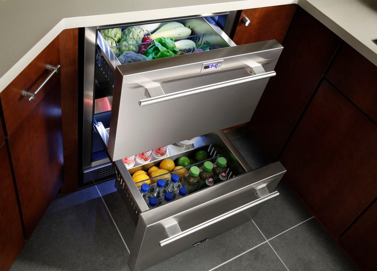 True Undercounter Refrigerator Drawers