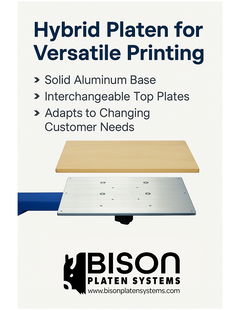 Benefits of a Hybrid Platen Setup for Screen Printing