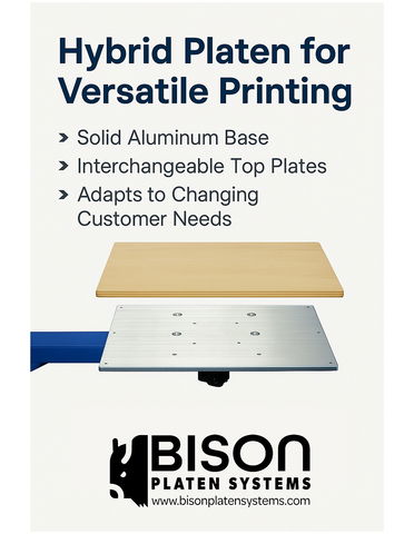 Benefits of a Hybrid Platen Setup for Screen Printing
